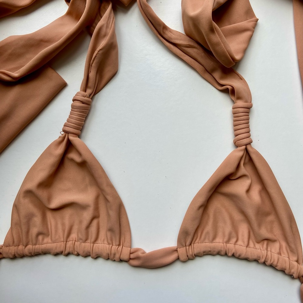 Acacia triangle bikini top